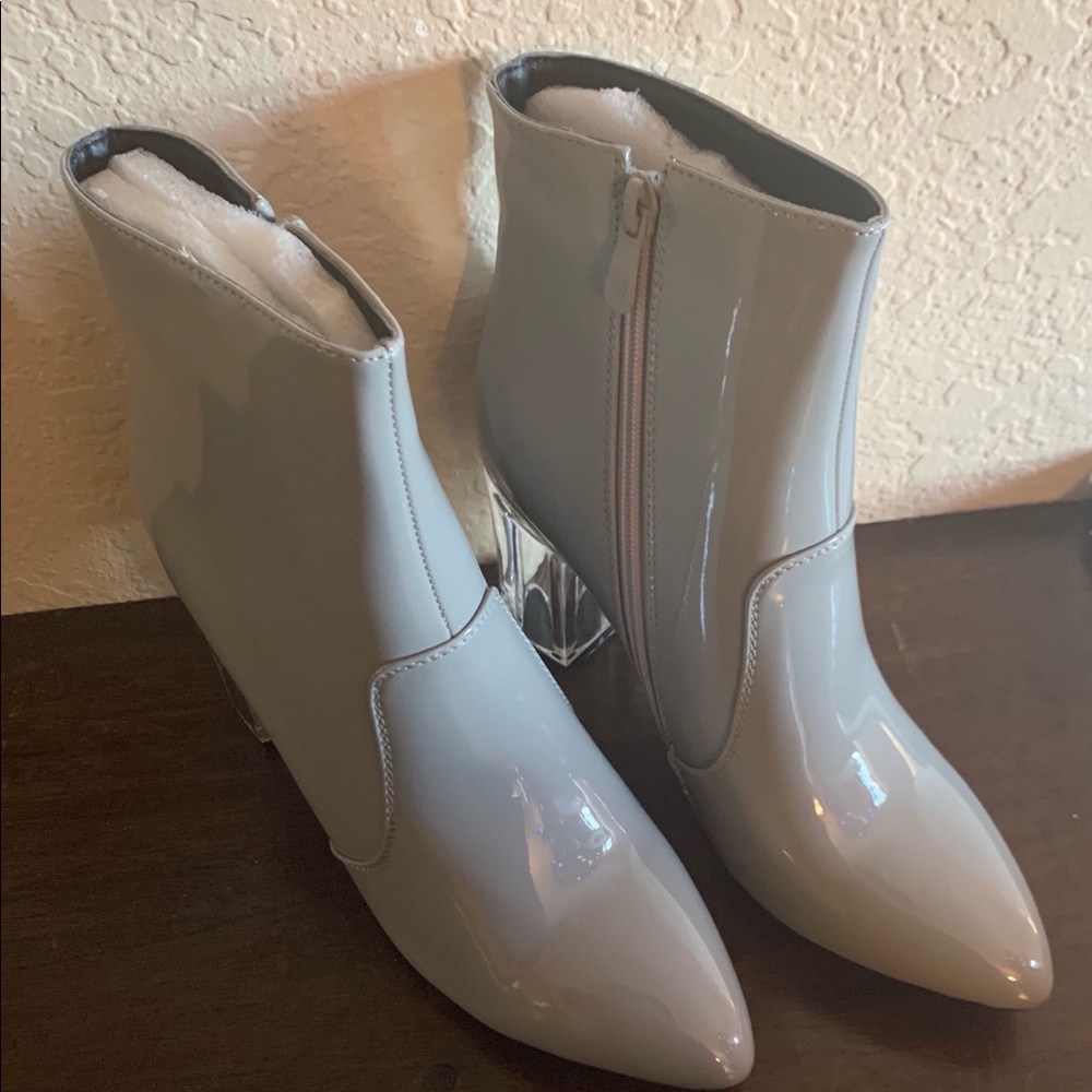 Public Desire Claudia-3 Patent Leather boots